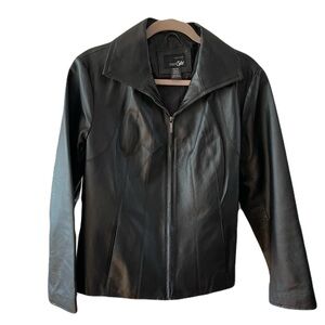 East 5th LEATHER New York Black Jacket